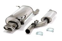 Simons Stainless steel Exhaust system 70x140 mm oval BMW E36 Z3 1.8 8V Model 96-98