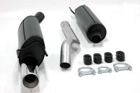 Simons aluminized Steel Exhaust system Opel Corsa B 1x90mm round 1.2/1.4/1.6/1.6GSi Model 93-