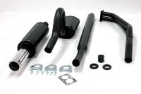 Simons aluminierte Stahl Sport Auspuffanlage 1x80 mm rund Opel Manta B Limousine 1.6S/1.9S/1.9N/2.0E