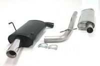 Simons Chrome steel Exhaust system 1x100 round Peugeot 406 Caravan Turbo Model 96-