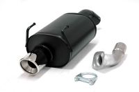 Simons Chromstahl Sport Endschalldmpfer 1x100mm Honda Civic Flieheck 3 Trer 1.3-1.6 Baujahr 92-00