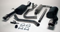Simons Duplex Chrome steel Exhaust system 2x90/120mm oval Saab 9-3 2.0T Coupe/Cabrio Model 98-02