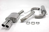 Simons Edelstahl Sport Auspuffanlage 2x80 mm rund fr Skoda Octavia RS 2.0 TFSI/TSI / Octavia 1.4/1.8 TSI Limousine/Kombi Baujahr 06-