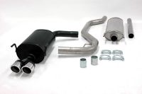 Simons Chromstahl Sport Auspuffanlage 2x80mm rund Opel Vectra C Limousine 4/5 Trer 1.6/1.8/2.2/1.9CDTi/2.0DTi/2.2DTi Baujahr 02-