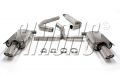 Simons Duplex Stainless steel Exhaust system 90x120mm oval Opel Insignia Sports Tourer 2WD 1.6/2.0/2.8 Turbo Model 09-