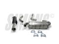 Simons aluminierte Stahl Sport Auspuffanlage 1x100mm rund Volvo S70/V70 2.0-2.5 126PS-170PS Baujahr 97-00