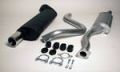 Simons aluminierte Stahl Sport Auspuffanlage 1x90 mm rund fr Ford Escort Kombi 1.6/1.8 ab Baujahr 91