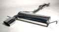 Simons Edelstahl Sport Auspuffanlage 85x150 mm flach oval fr Audi S3 Quattro 1.8i Turbo 210/225 PS Baujahr 99-5/03