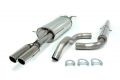 Simons Edelstahl Sport Auspuffanlage 2x70 mm rund fr Skoda Octavia Limousine/Kombi 1.8 Turbo RS Baujahr 02-04