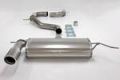 Simons Edelstahl Sport Auspuffanlage 1x100 mm rund fr VW Golf V 2.0TFSI 200 PS Baujahr 04-