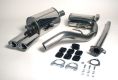 Simons Edelstahl Sport Auspuffanlage 2x70/90mm oval Opel Calibra 2.0 8V/2.0 16V