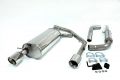 Simons Edelstahl Duplex Sport Auspuffanlage 2x100 mm rund fr Audi A3 (8L) Turbo 1.8T/1.8Ti/1.9TDI Baujahr 96-5/03