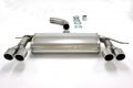 Simons Edelstahl Duplex Sport Endschalldmpfer 2x80 mm rund fr VW Golf V/VI 2.0 TFSi 200 PS Baujahr 2004-