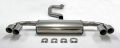 Simons Edelstahl Duplex Sport Auspuffanlage 2x90 mm rund Audi TT 8J 2WD 1.8/2.0T 160/200 PS Baujahr 06-