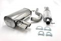 Simons Stainless steel Exhaust system 2x70 mm round BMW E92 Coupe 325i/330i Model 05-2/07