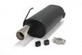 Simons Chromstahl Sport Endschalldmpfer 1x90mm rund Peugeot 206 1.1/1.4/1.6 XR/XT Baujahr 98-