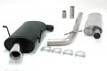 Simons Chromstahl Sport Auspuffanlage 1x100mm rund Peugeot 406 Limousine 2.0i Baujahr 96-