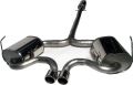 Simons Edelstahl Sport Auspuffanlage 2x80mm rund Mini Cooper S Baujahr 01-