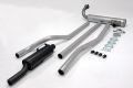 Simons aluminierte Stahl Sport Auspuffanlage Saab 96 2-T