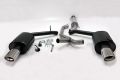 Simons Duplex Chrome steel Exhaust system 1x90/120mm oval Saab 9-5 Turbo 2.0/2.3/Aero Saloon/Estate/SportWagon Model 04-