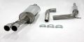 Simons Stainless steel Exhaust system 2x80 mm round Seat Cordoba 1.8T Cupra/Turbo Sport 156hp Model 00-02