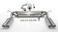 Simons Edelstahl Duplex Sport Auspuffanlage 2x80mm rund Opel Vectra C Car 4/5 Trer 1.8/2.0T/2.2/3.2/1.9CDTi/2.0DTi/2.2DTi/3.0CDTi Bauj.02-