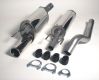 Simons Edelstahl Sport Auspuffanlage Opel Corsa B 1x90mm rund 1.2/1.4/1.6/1.6GSi Baujahr ab 93
